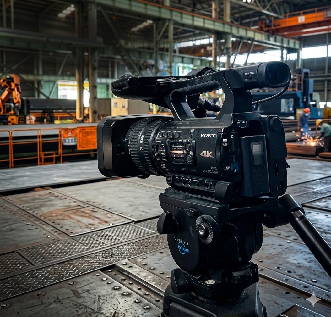 工場での会社紹介動画撮影｜4Kカメラで製造現場を撮影